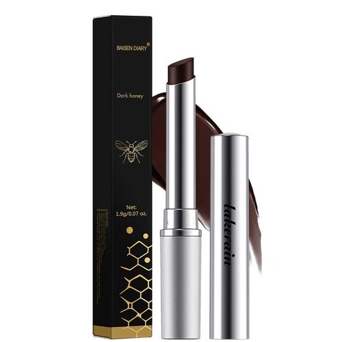 Baisen Diary Honey Lipstick - Tinted Hydrating Lip Balm for All Skin Tones | Moisturizing Black Cherry Tint