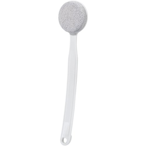 Beomeen Pumice Stone for Feet with Long Handle 13.7", Hard Skin Callus Remover, Scrubber and Exfoliator for Dead Dry Skin, Softer & Smoother Feet, Pedicure Tool (Curved)