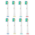 Etrhtec Toothbrush Replacement Heads Refill for Oral Electric Toothbrush Pro 1000/3000/5000/7000, Vitality Floss Action, 8 Count with Covers