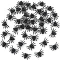 50pcs Realistic Halloween Spider Decorations - Scary Fake Spiders for Haunted House & Party Favors