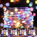 Multicolor 4 Pack LED Fairy String Lights 20FT Battery Operated Indoor Outdoor