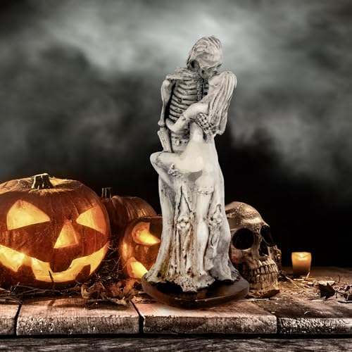 Gothic Devil and Beauty Statue - Horror Halloween Home Decor Sculpture