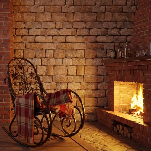 Rustic Brick Tablecloth Roll - 200 Ft x 54 In Stone Pattern Backdrop
