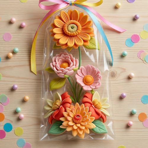 Flower Silicone Mold for Cake Decorating Peony Dahlia Chrysanthemum Style L