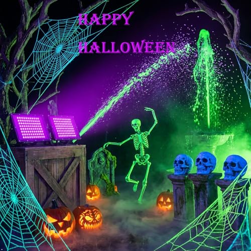 100W LED Black Light for Glow Party Halloween Waterproof Flood Light - 1 Pack