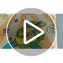 Rainbow Frog Garden Flag Outdoor Banner - Summer Garden Decor