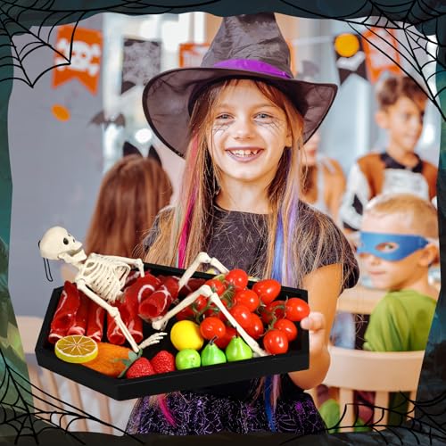 Halloween Coffin Charcuterie Board Set with Skeleton Knife and Accessories