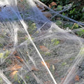 200 SQ FT Halloween Spider Web Decorations with 30 Plastic Spiders - Indoor Outdoor Cobwebs