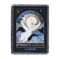 Casper the Ghost Dream World Night Sky Tapestry Throw - Spooky Wall Hanging, Bed & Couch Decor, 48x60 Inches - Variation of Casper the Ghost Dream World Night Sky