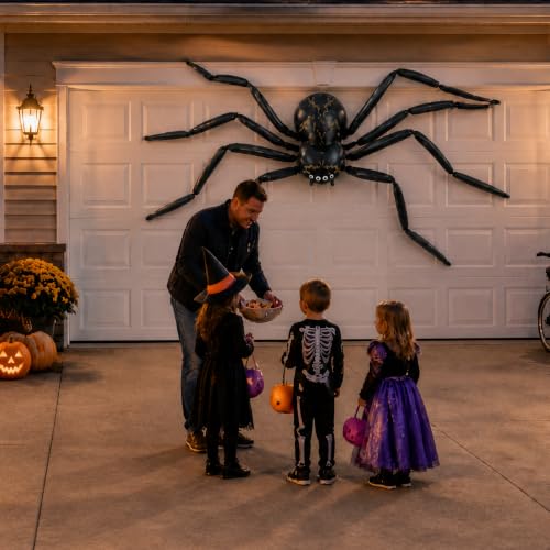 Giant Halloween Spider Balloon 10.2FT Outdoor Yard Decorations - Spooky Party Decor