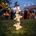 Halloween Ghost Lights 41 Inch Pre-lit Outdoor Decor - Spooky Yard Sign