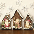 Christmas Wooden Gnome Table Decor Set - House and Gnome Variations