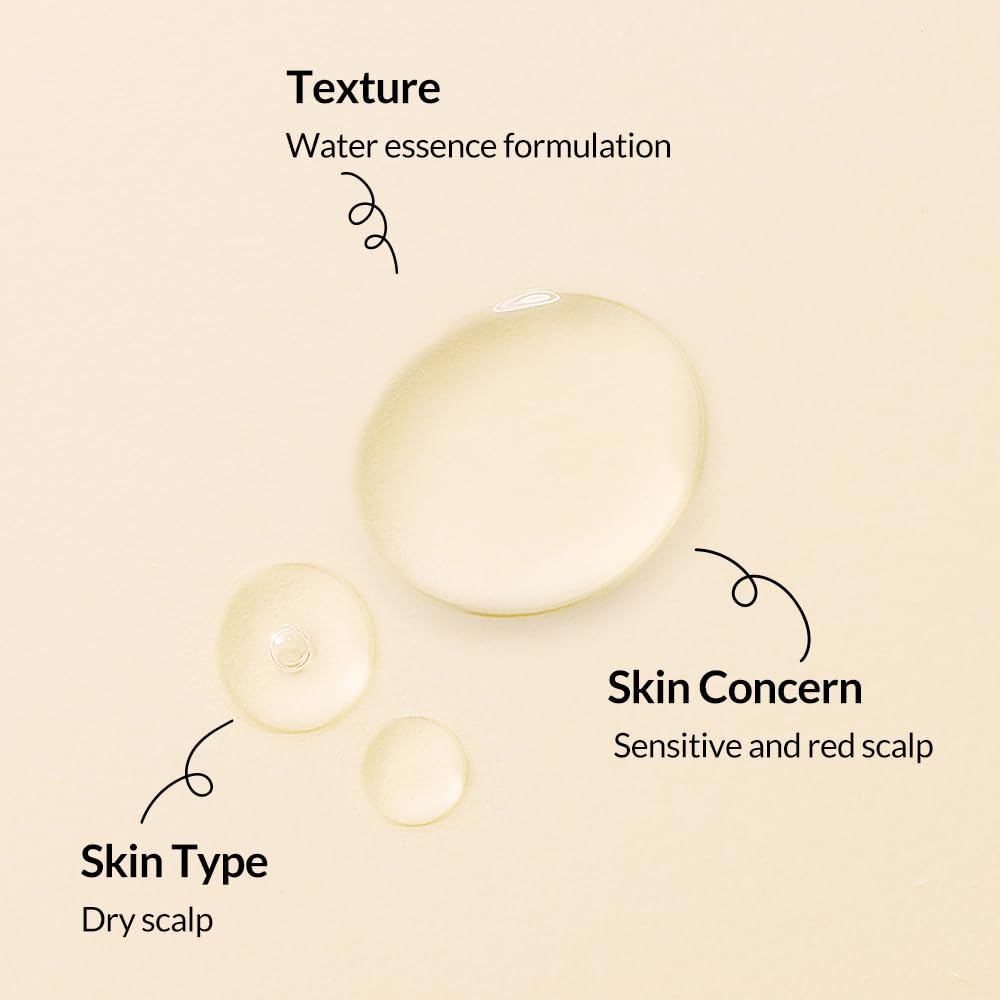 Whamisa Organic Seeds Hair Scalp Tonic, Fermented Ingredient Formula for Refreshing Scalp, Scalp Conditioning, Dry Scalp, Cooling, Korean Skin Care (165ml)