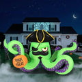 12FT Pirate Octopus Inflatable Halloween Yard Decoration with Lights - Outdoor Display
