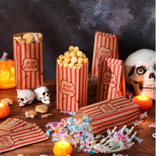 300 Pack Halloween Popcorn Bags Creepy Carnival Party Decor - 1 oz, Variation 300
