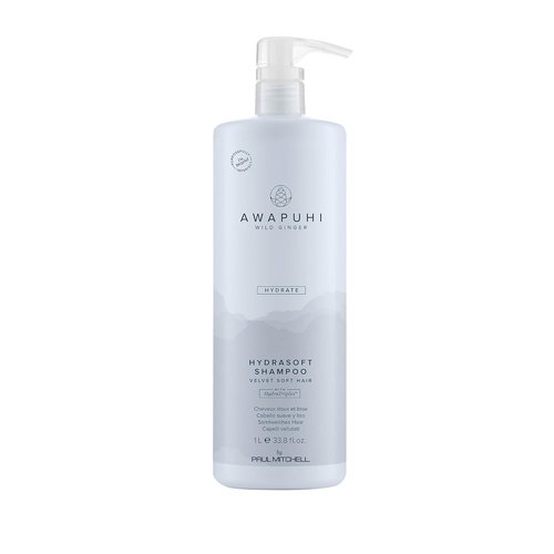 Paul Mitchell Awapuhi Wild Ginger HydraSoft Shampoo - Velvety Soft Hair for All Hair Types, Especially Dry & Frizzy