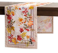 Amarante 14.5 x 90 Inch Cotton Table Runner - Elegant Holiday & Fall Decor