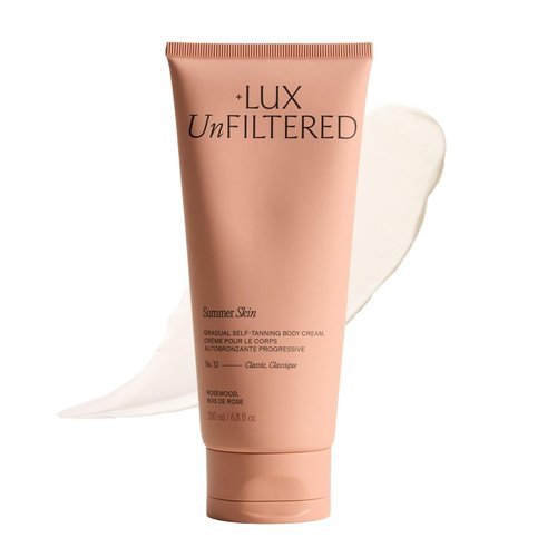 Lux Unfiltered N°32 Summer Skin Self Tanner - Hydrating Gradual Lotion with Shea Butter & Squalane | Non-Sticky, Natural Finish - Rosewood