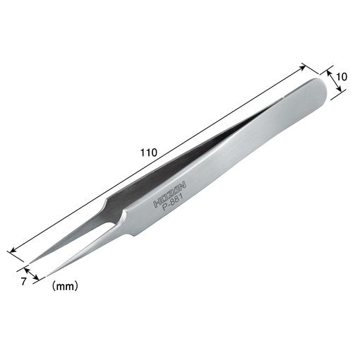 Hozan P-881 Fine-tip Tweezers