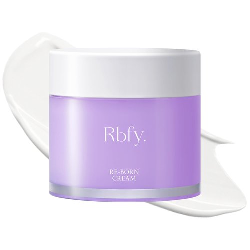 Rbfy. Re-Born Cream - Korean Deep Hydration Moisturizer for 360-Degree Radiant Glow | Suitable for Dry & Combination Skin | Evening Primrose Flower Extract | Korean Skincare (2.71 fl oz)