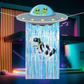 Alien Party Door Banner & Tinsel Curtain Halloween Decor Set