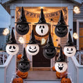 Halloween Witch Hat Decorations Set - Outdoor Balloon & Hanging Decor