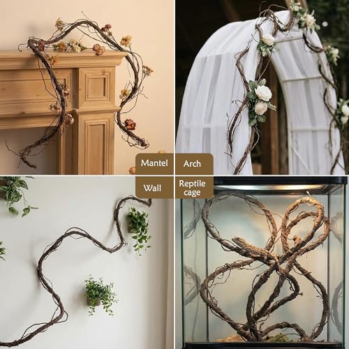 118-Inch Bendable Artificial Grapevines Garland Tree Branches - Medium