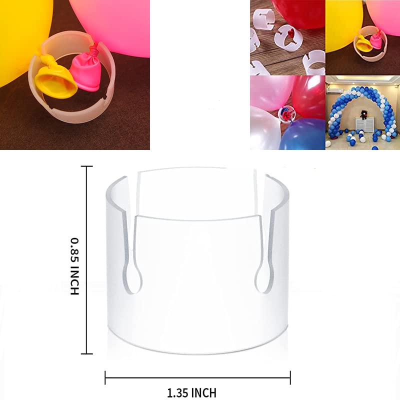 50Pcs Balloon Arch Rings Clips for DIY Balloon Decorations, Party & Wedding Displays