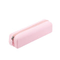 RSRSLEII Cute Silicone Makeup Brush Holder, Soft Portable Cosmetic Brush Bag with Zipper, Travel Makeup Brush Case(01Lightpink)