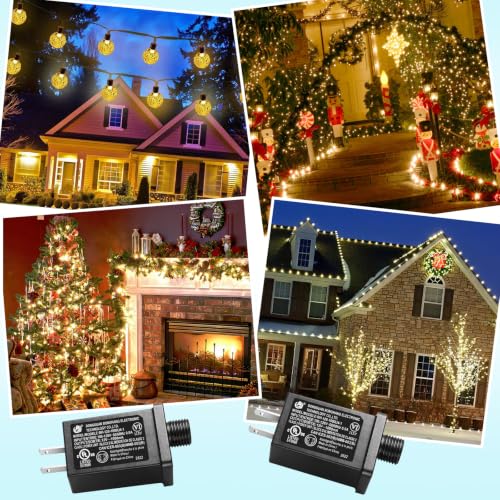 8-Pack Waterproof 12V Inflatable Adapter Power Supply for LED Decorations - Variation 8