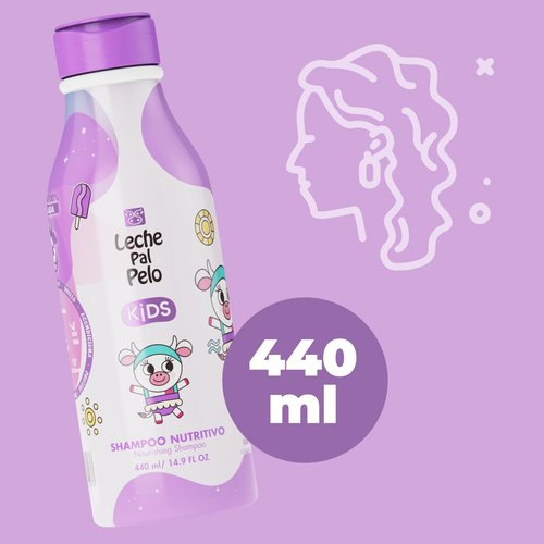 Leche Pal Pelo Kids Nourishing Shampoo - Gentle Daily Cleansing, Sulfate & Paraben-Free | 14.9 fl. oz.