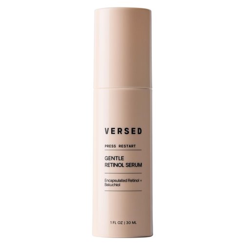 Versed Press Restart Gentle Retinol Serum - Bakuchiol Anti-Aging for Even Skin Tone, Fine Lines and Wrinkles for Sensitive Skin (Press Restart Retinol Serum - 1 Fl Oz (Pack of 1))