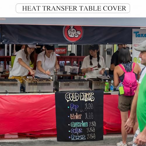 Black Sublimation Table Runner 36x72 Inches - DIY Heat Transfer Blank