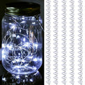 White Fairy String Lights - 100 Pack Mini Battery Operated LED Twinkle Lights - Cold White Variation