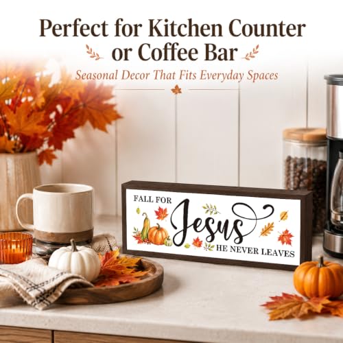 Fall Wooden Sign Faith Decor Pumpkin Harvest Halloween - Fall 10
