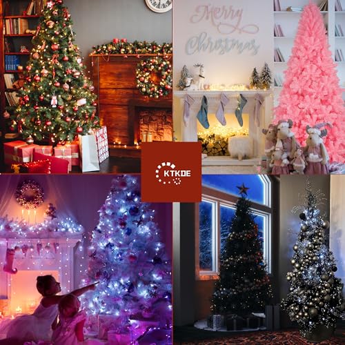 Green 4ft Artificial Spruce Christmas Tree with 450 Branch Tips, Top Star & 100 LED Lights