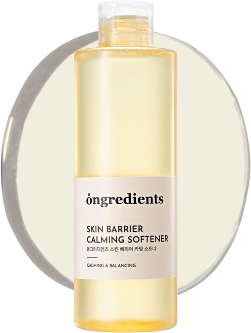 ONGREDIENTS Skin Barrier Calming Softener - Soothing Toner for Dry, Sensitive Skin | Hydrating & pH Balancing | 250ml / 8.45 fl Oz