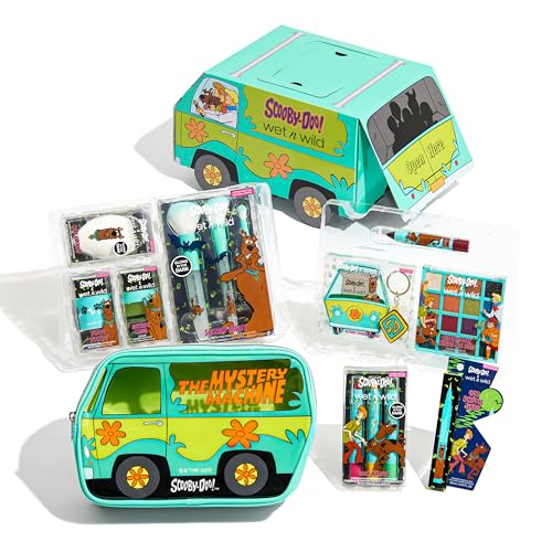 Wet n Wild Scooby Doo Limited Edition Makeup Set - 14 Piece Kit with Brushes & Palettes