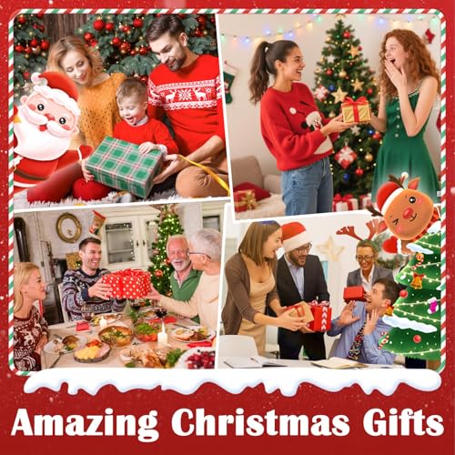 Christmas Snow Globe Candle with Music & Timer - Indoor Holiday Decor - 9.7 Inch - USB/Battery Powered - Christmas Candle Variation