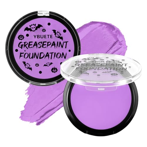 Light Purple Oil-Based Face & Body Painting Foundation for Halloween Cosplay