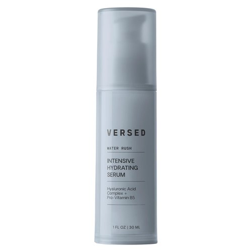 Versed Water Rush Intensive Hydrating Serum - Hyaluronic Acid Serums for Face with Vitamin B5 - Lightweight Face Serum for Dry Skin - Sensitive Skin-Approved & Clinially Tested (1 fl oz)