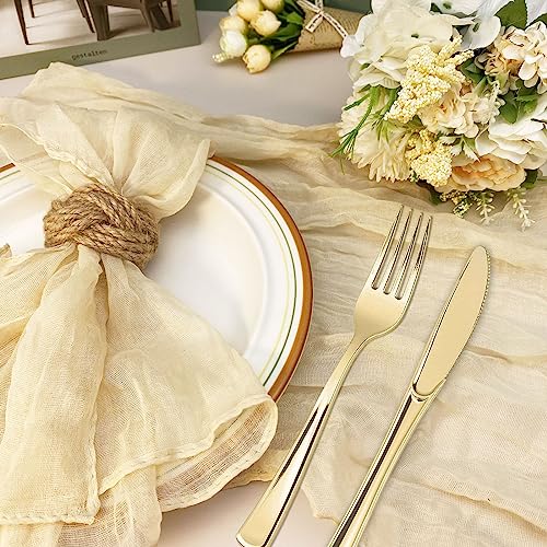Farmhouse Burlap Napkin Rings Set of 24 for Rustic Table Decor