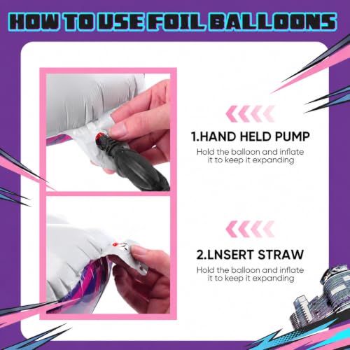 Purple Spider 4 Balloon - 40 Inch Birthday Party Decorations with Variation 25