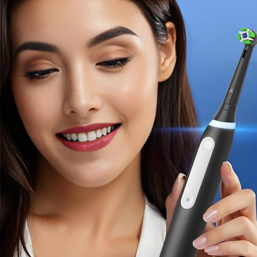 8 Pack iO Replacement Heads Compatible with Oral B iO Electric Toothbrush, Toothbrush Head for Oral b iO 2 3 4 5 6 7 8 9 10, (4 Black 4 White)