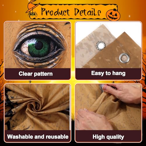 Halloween Witch Magic Book Door Decoration - Large Indoor Outdoor Hanging Banner
