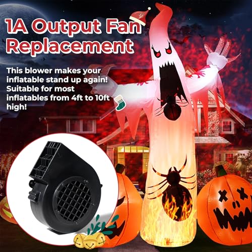 12V 1500mA Inflatable Fan Replacement for Christmas & Halloween Inflatables