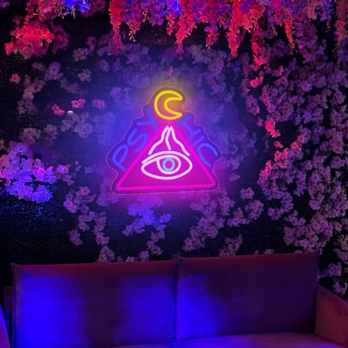 Evil Eyes Neon Sign for Wall Decor - Halloween, Bedroom, Studio & Room Lighting - Variation: Eyes