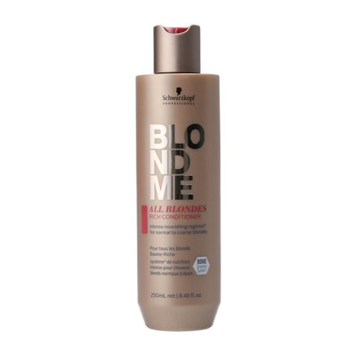BlondMe All Blondes Rich Conditioner - Nourishing Daily Treatment for Color-Treated Blonde Hair (300ml)