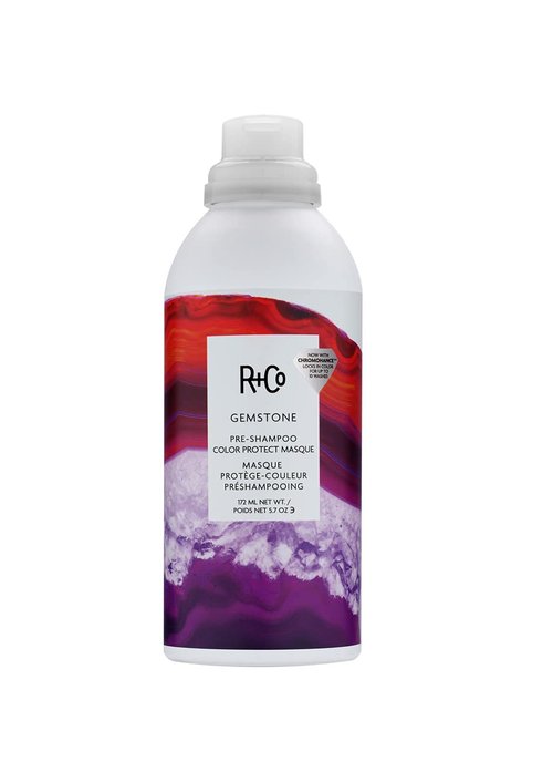 R+Co Gemstone Pre-Shampoo Color Protect Masque - Preserve Vibrant Hair Color & Hydration | Vegan & Cruelty-Free | 5.75 Oz