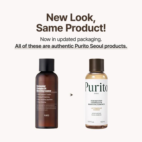 PURITO Fermented Complex 94 Boosting Essence - Natural Skincare Booster with Soothing Ingredients | 150ml/5.1fl.oz